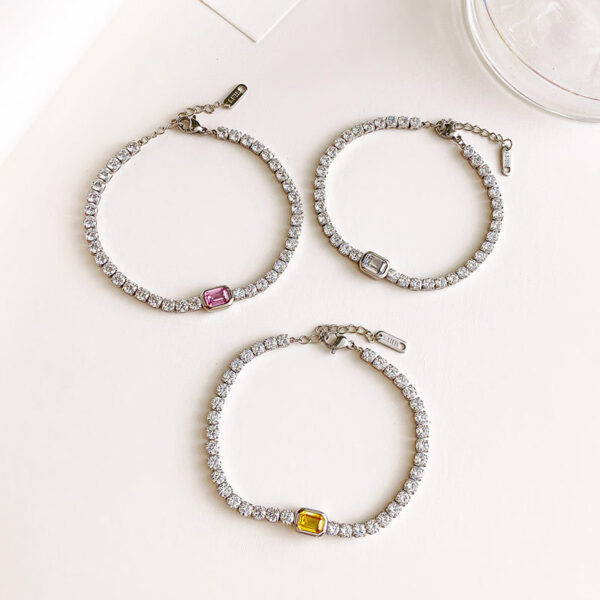 Wholesale Diamond Square Bracelet