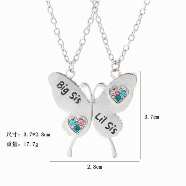 O1CN014pCLkx23pHdmLASiF_3260737304-0-cib Wholesale Good Friends Two People Splicing Hamburger Love Alloy Necklace