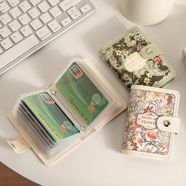 O1CN014pGKQ21EjIE6CtDFf_1865160387-0-cib Wholesale Floral Oil Painting Retro Style Multi-card Card Card Holder