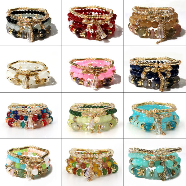 O1CN014pNH1M1rWFrLhUC1V_2215399565638-0-cib Wholesale Bohemian Crystal Glass Beads Bracelet
