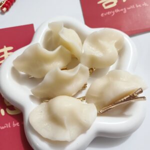 Wholesale Imitation Dumplings Creative Funny Hairpin