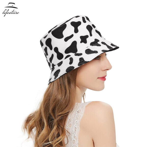 O1CN014qa1ej1naaz3uvGC3_2209131585106-0-cib Wholesale Cow Pattern Print Cotton Bucket Hat