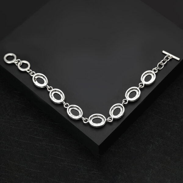 Wholesale Water Drop Round Natural Abalone Shell Bracelet