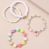 O1CN014tLjk01aoG0TeADTG_4209183376-0-cib Wholesale Heart Flower Pearl Children Bracelet Set of 4 Baby Supplies