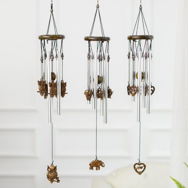Wholesale Creative Mascot Acrylic Metal Aluminum Tube Wind Chimes