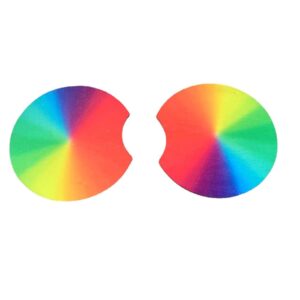 Gradient Rainbow [2 Pack]] / Highland Cow Coaster