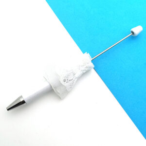 bullet type / Lace style-20A glitter white