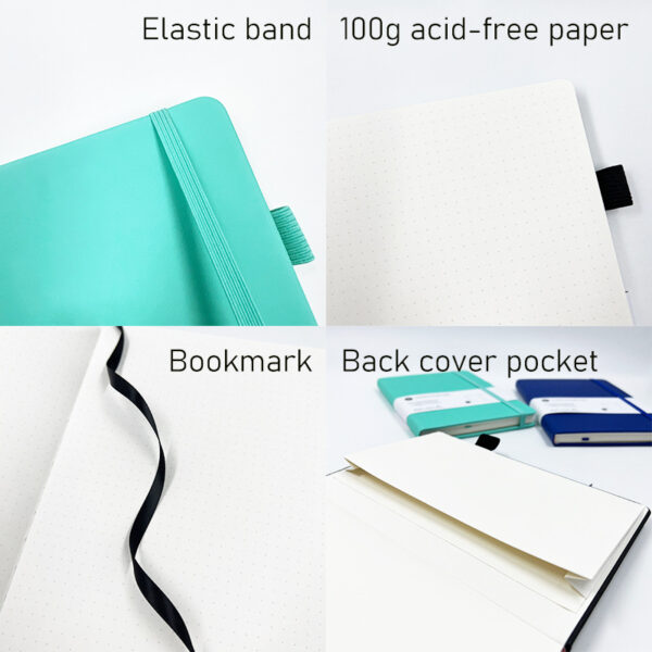 Wholesale Paper A5 Strap Business Office Book Student Ledger Notebook