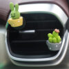 Wholesale Creative Cute Potted Plant Aromatherapy Clip Car Accessories