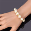 Wholesale Imitation Pearl Necklace Bracelet Earring Set Three Pieces