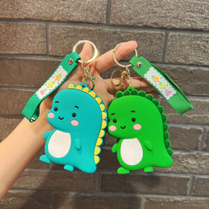 Wholesale Resin Dinosaur Zero Wallet Creative Key Chain