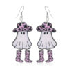 Wholesale Halloween Funny Mushroom Ghost Personality Halloween Vintage Earrings
