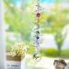 Wholesale Mobis Ring Stainless Steel Rotating Crystal Ball Wind Chime