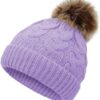 Wholesale Autumn and Winter Children's Wool Ball Thickened Baby Versatile Knitted Twist Warm Kids Beanie