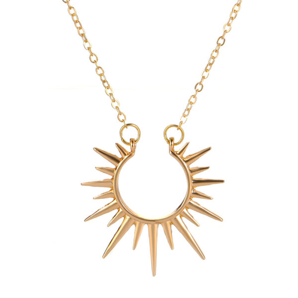 O1CN0153QL3l27QKQoWEden_1116277791-0-cib Wholesale Sun Flower Pendant Metal Open Alloy Necklaces