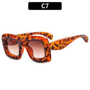 C7-Leopard Frame Double Tea Pieces