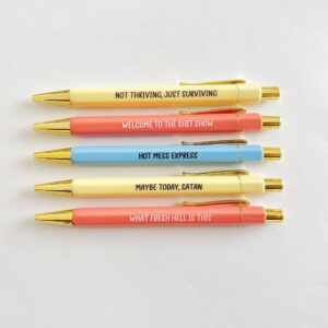 O1CN0153nAsV1VP013GN9lx__4048742644-0-cib Wholesale Plastic Welcome To The Shit Show Fun Pen Set