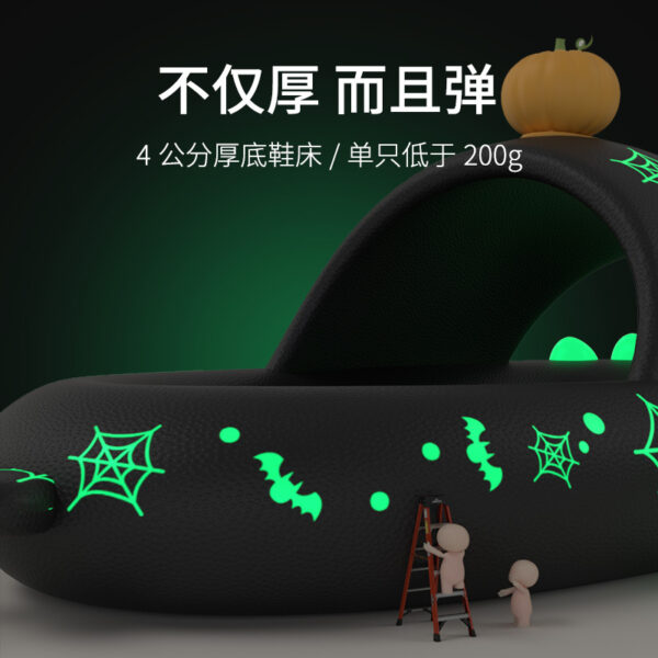 Wholesale EVA Halloween Pumpkin Shark Slippers