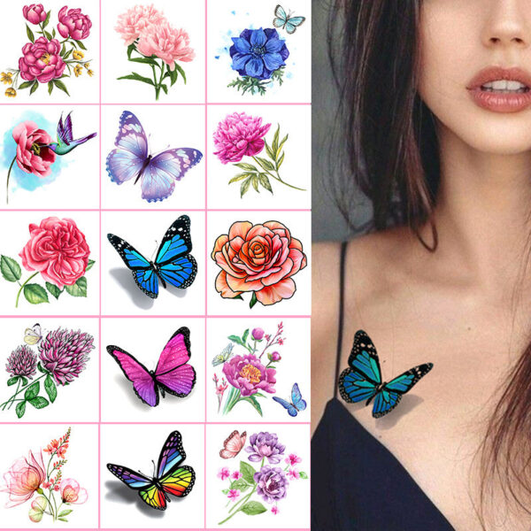 Wholesale 3D Colored Tattoo Stickers