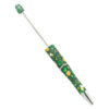 Wholesale Beadable Pens St. Patrick's Day Clover Plastic Pens DIY for Beaded