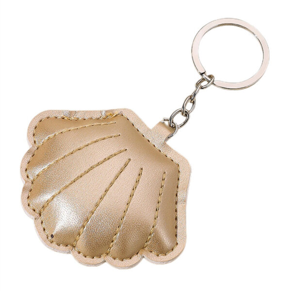 Wholesale Leather Pearl Shell Keychain