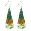 Wholesale Easter Leaves Leather Earrings
