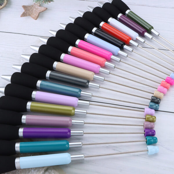 O1CN015A0ON32JfhNMYX08z_3895819449-0-cib-1 Wholesale 5pcs Beadable Pens Sponge Sheath Beadable Pen DIY Pen Office Supplies