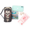 Wholesale PU Colorful Calavera Skull Long Wallet
