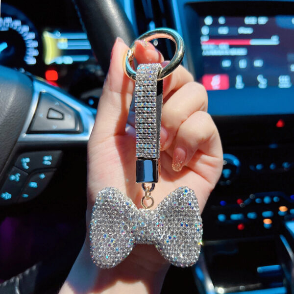 O1CN015EQIB01WQf1xn3MuM_2879452783-0-cib Wholesale Lovely Diamond Bow Key Chain