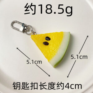 small size yellow watermelon slices door buckle / Golden Door Buckle