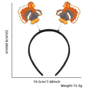 Two turkeys B headband / Free size