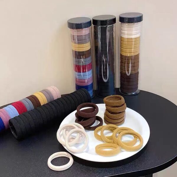 Wholesale of 20 Canned High Elasticity Fabric Hair Ropes