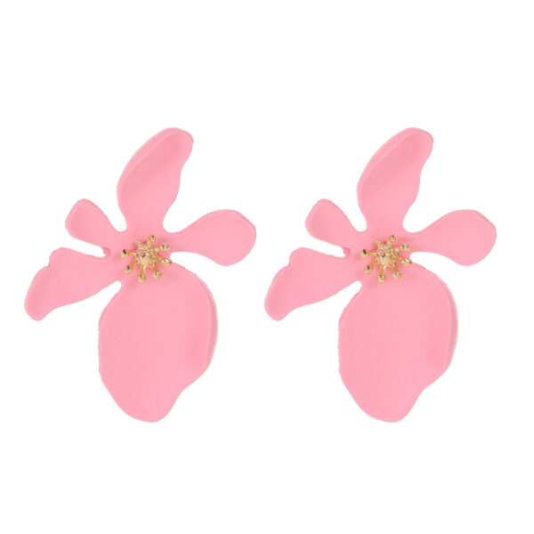 O1CN015F60YH1g7Yd5Gzlid_3975744095-0-cib Wholesale 3D Flower Alloy Earrings