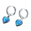 Wholesale Love Opal Alloy Earrings