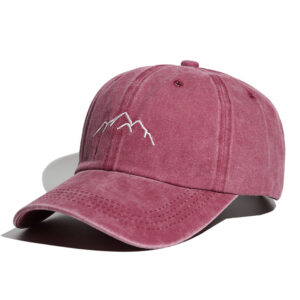 Peak Pattern Hat-Wine Red / Adjustable