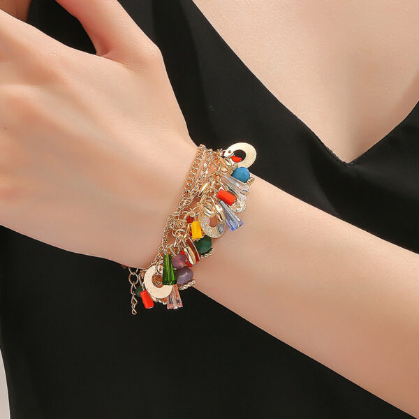 O1CN015Gb96G1K0lEav3i0V_3458671102-0-cib Wholesale Glass Crystal Mixed Color Multilayer Beaded Bracelet