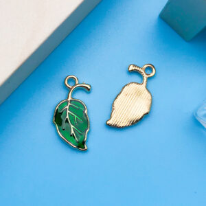 1 dripping green leaf 12x20mm-9955-0.9g