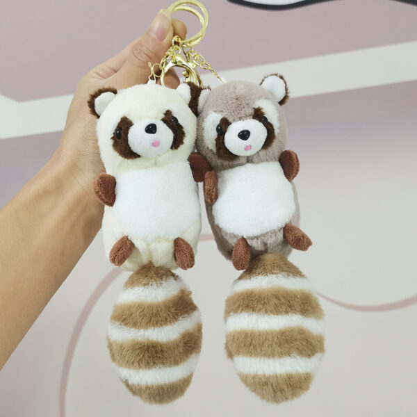 Wholesale Raccoon Plush Doll Keychain