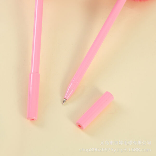 Wholesale Cat Ear Love Plastic Plush Cartoon Ballpoint Pen