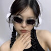 Wholesale Oval Frame PC Sunglasses