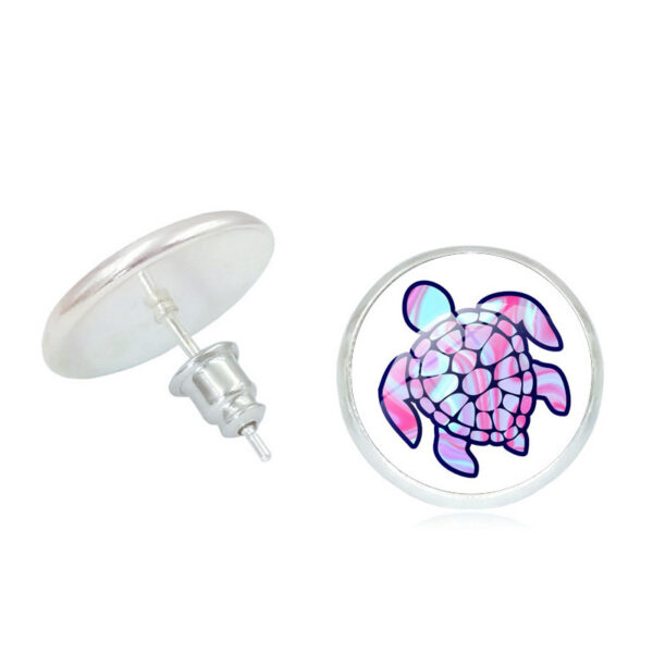 Wholesale Color Sea Turtle Premium Sense Alloy Earrings