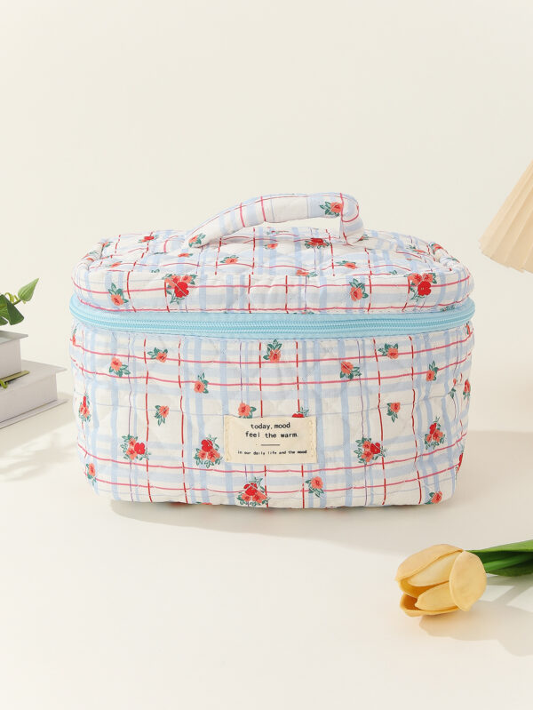 O1CN015LLonj1dv4kcSSSoJ_950973797-0-cib-1 Wholesale Portable Large Capacity Small Floral Storage Portable Quilted Cotton Cosmetic Bag