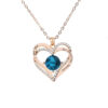 Wholesale Rose Gold Twelve Birthstone Necklace