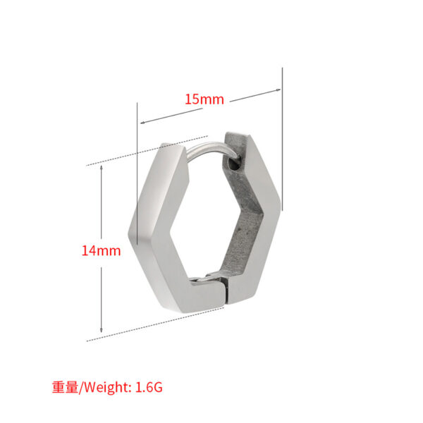 Wholesale Heart Triangle Geometric Gold Plated Earrings