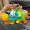 Wholesale Cute Duckling Plush Ball Keychain