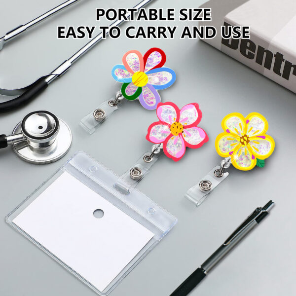 O1CN015PJB6j2EP8uSK8hyu_2214963228736-0-cib Wholesale Flower Rotating Telescopic Keychain