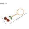O1CN015Qxhwx1bFjfUO4bGh_2857743436-0-cib Wholesale Lovely Peach Cherry Alloy Key Chain