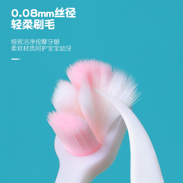 O1CN015RxuHp1JInDsi45zK_1117951006-0-cib Wholesale Single Pack PP Cartoon Cute Rabbit Soft Fur Baby Toothbrush