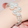 O1CN015Rz89C2ILFqRsWpib_2212697029269-0-cib Wholesale Pearl Rhinestone Multilayer Opening Bracelet