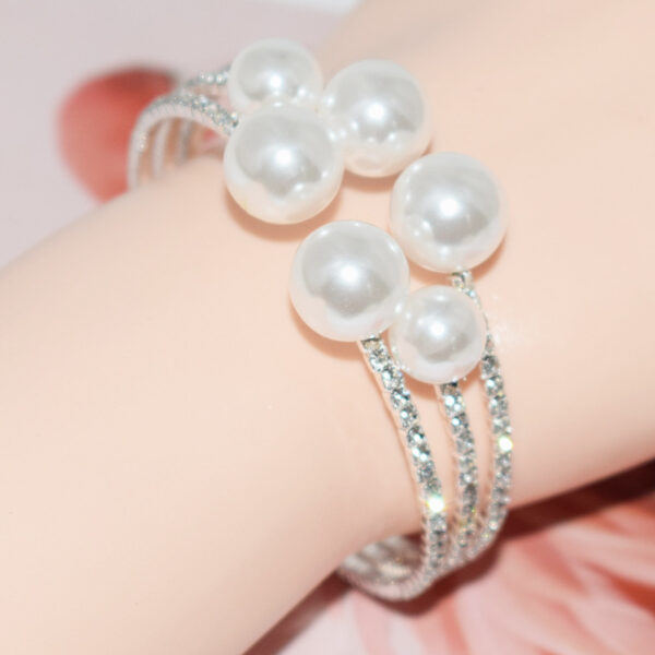 O1CN015Rz89C2ILFqRsWpib_2212697029269-0-cib Wholesale Pearl Rhinestone Multilayer Opening Bracelet